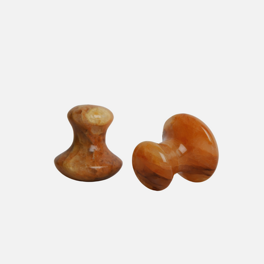 Gold Quartz Gua Sha Mushroom