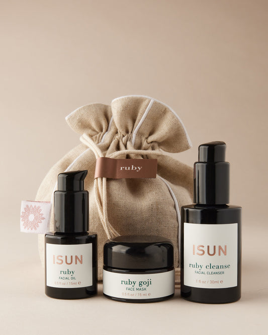Ruby Travel Pouch | For Dry Skin