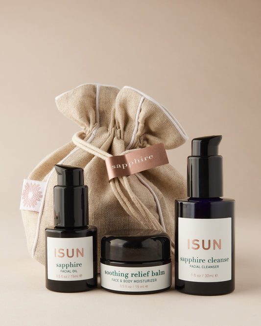 Sapphire Travel Pouch | For Sensitive Skin